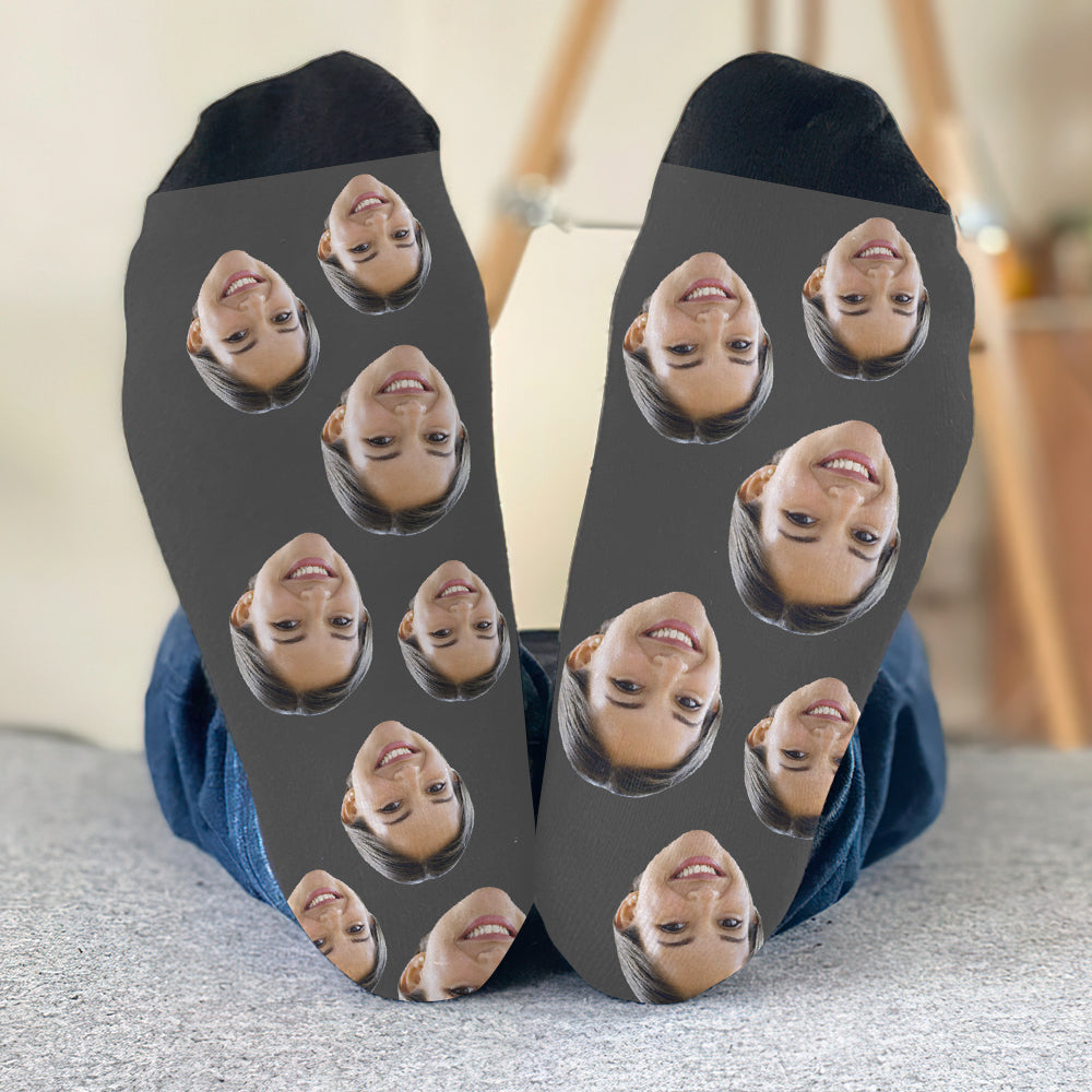 Individuell gestaltete Socken für Tanten