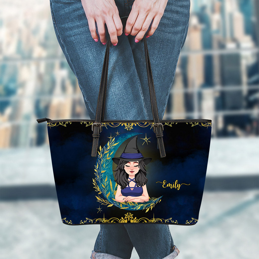 Don't F With My Energy - Personalized Witch Leather Bag