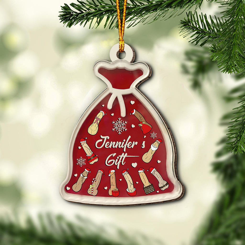 Santa Sack - Personalized Couple Ornament