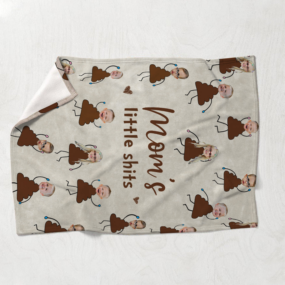 Grandma's Little Cuties - Gift for grandma, mom, dad, grandpa - Personalized Blanket