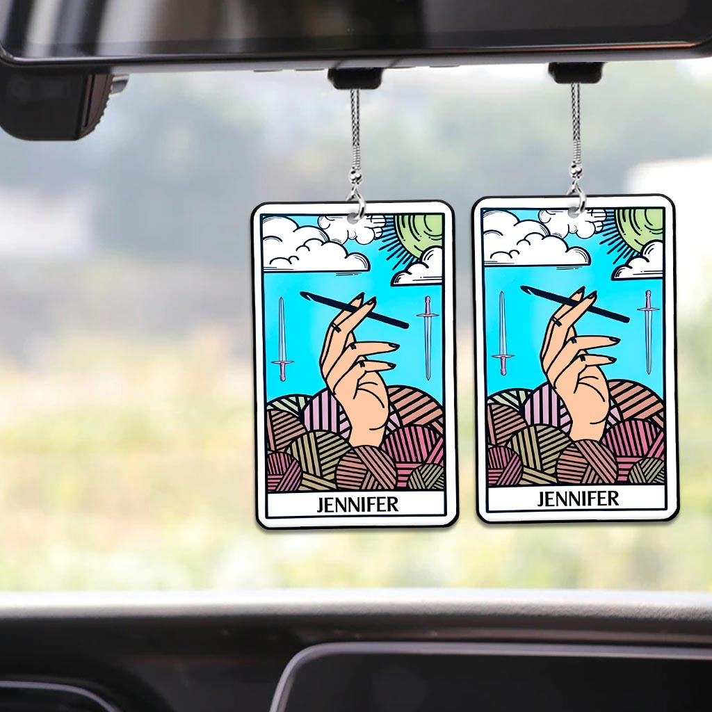 The Hocker - Personalized Crocheting Car Ornament