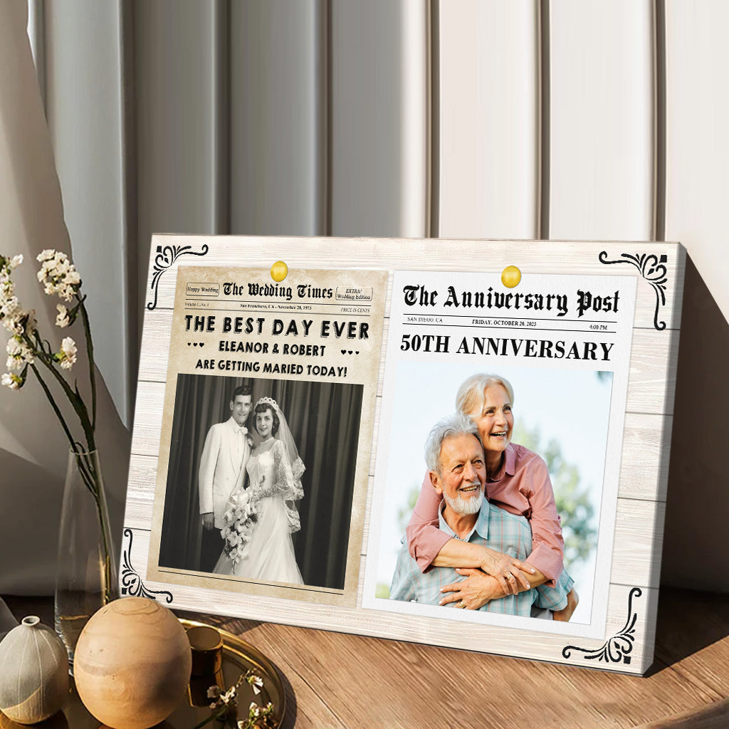 The Post! - Personalized Husband And Wife Canvas And Poster