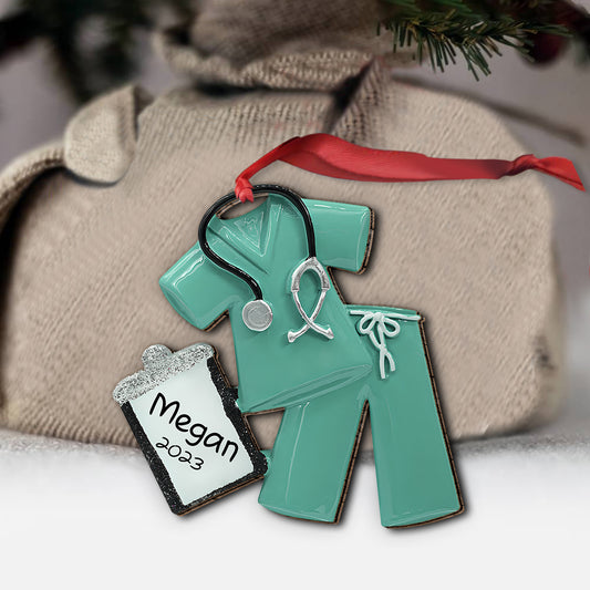 Scrubs Nurse - Personalized Nurse Ornament