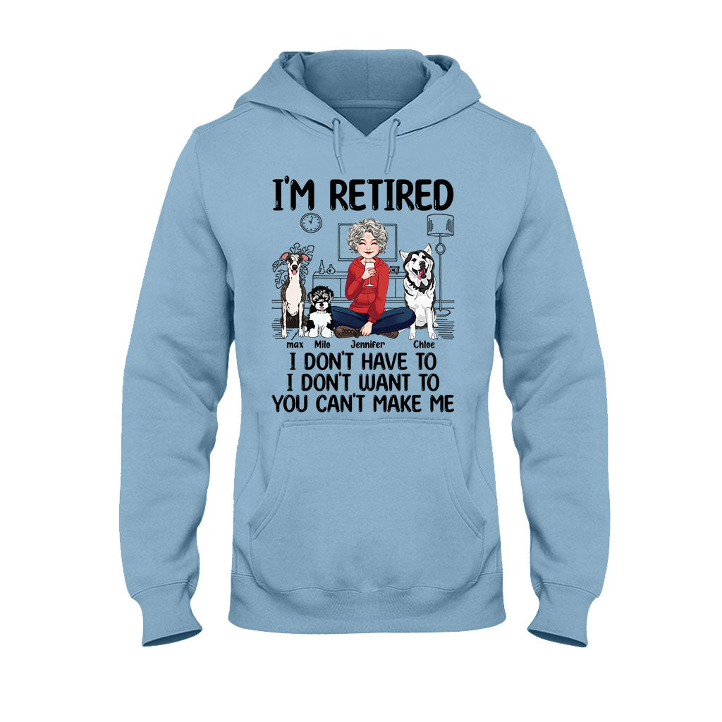 Ich bin im Ruhestand – Personalisiertes Rentner-T-Shirt & Hoodie