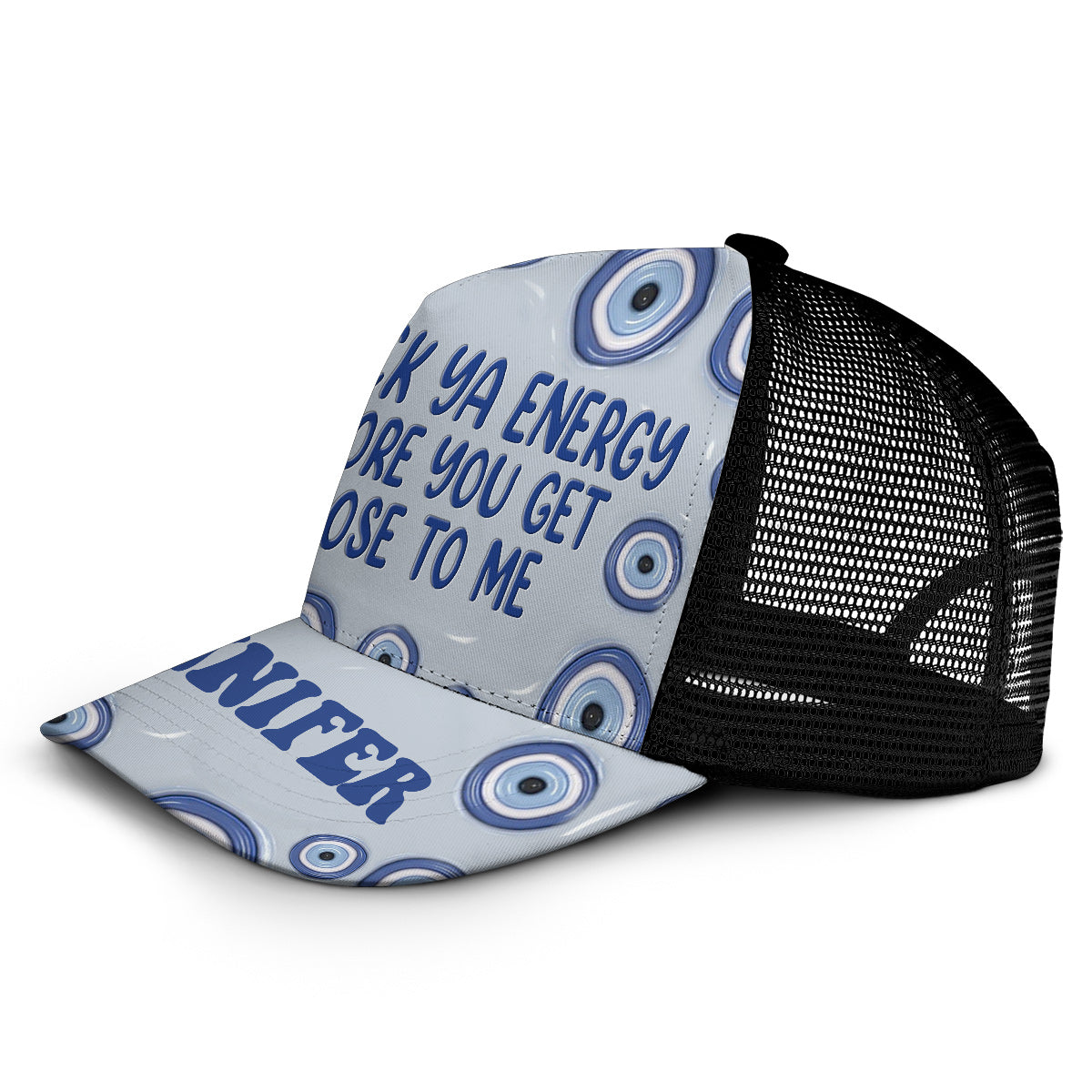 Check Ya Energy - Personalized Witch Trucker Hat