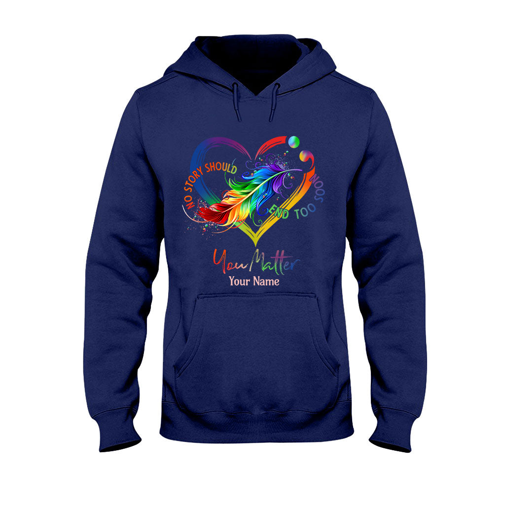 Votre vie compte - T-shirt et sweat à capuche personnalisés pour la prévention du suicide