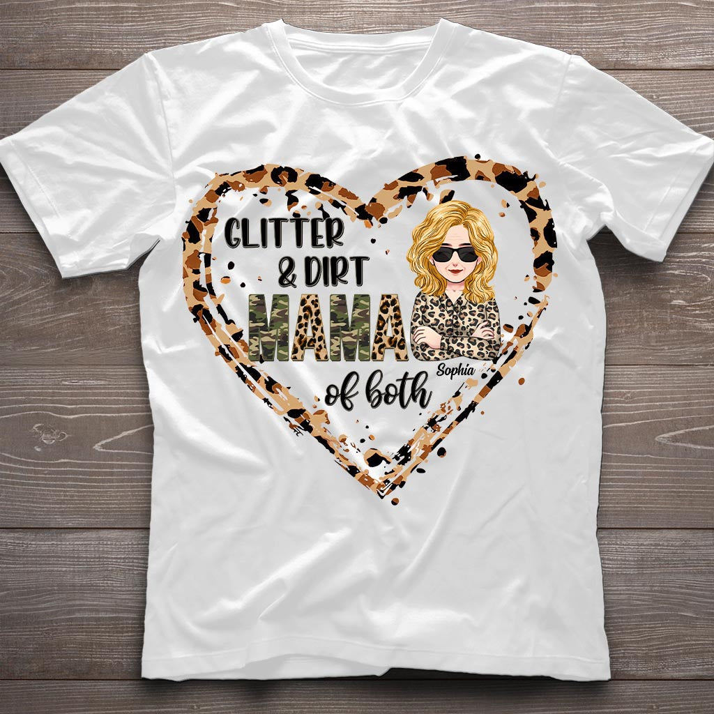 Mama Of Both - Personalized Mother's Day Mother T-shirt and Hoodie