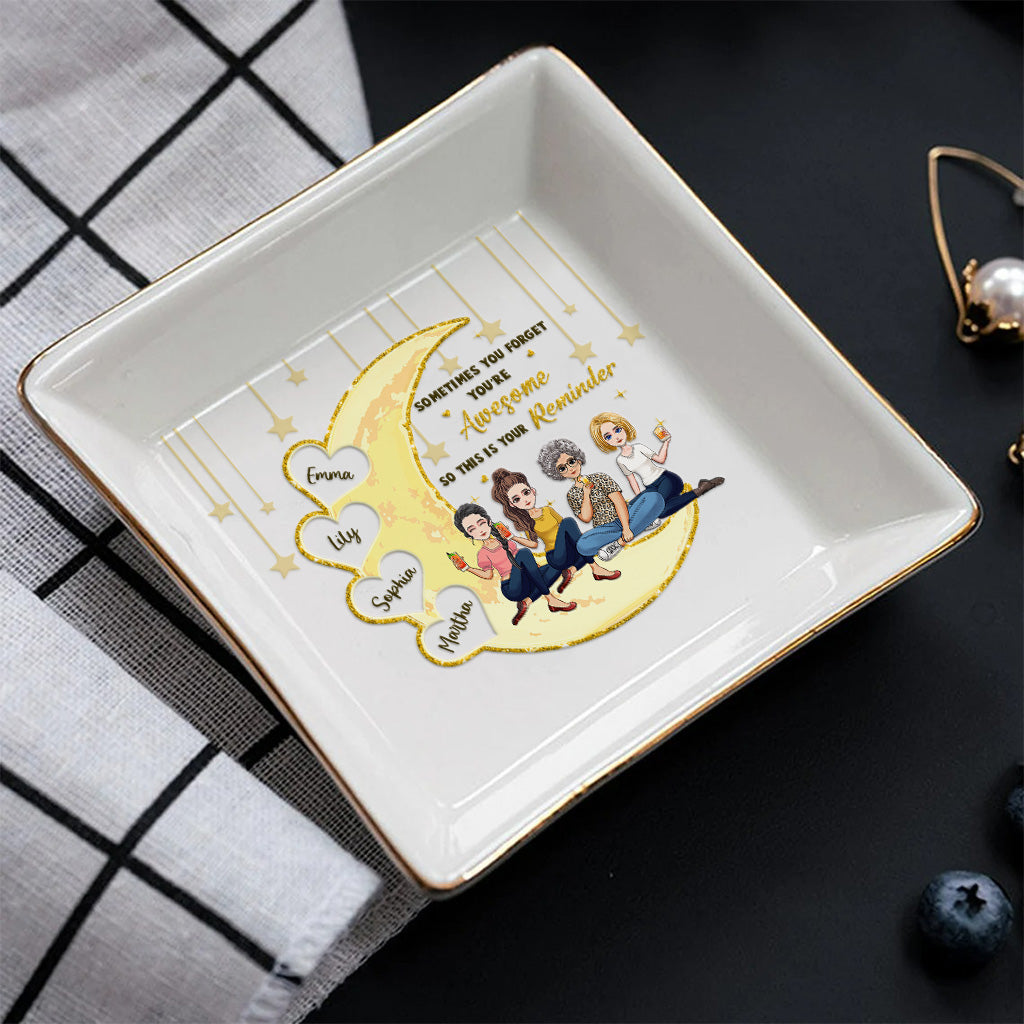 Sometimes You Forget - Personalized Mother's Day Mother Jewelry Dish