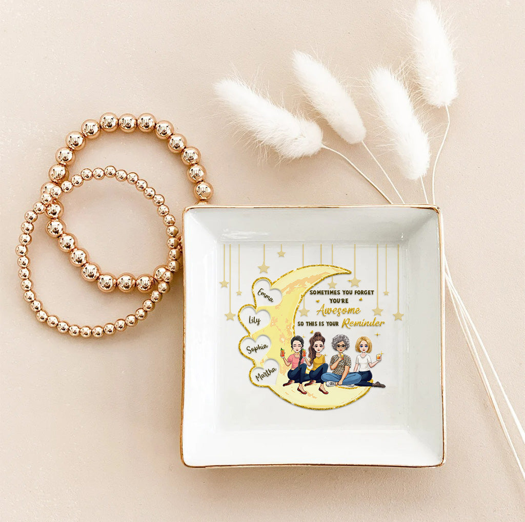 Sometimes You Forget - Personalized Mother's Day Mother Jewelry Dish