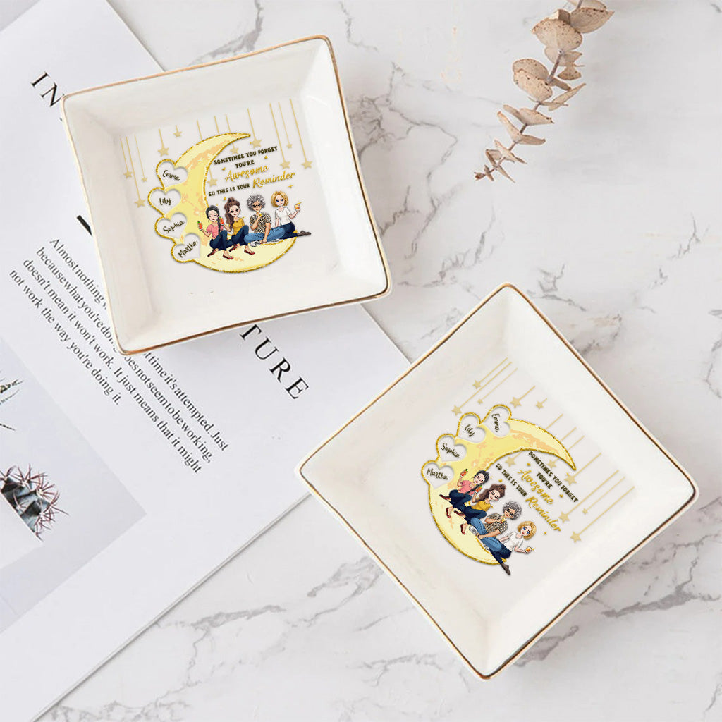 Sometimes You Forget - Personalized Mother's Day Mother Jewelry Dish