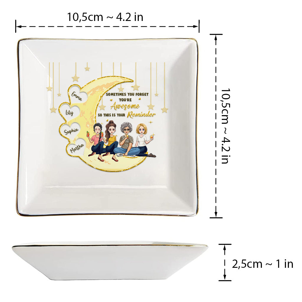 Sometimes You Forget - Personalized Mother's Day Mother Jewelry Dish