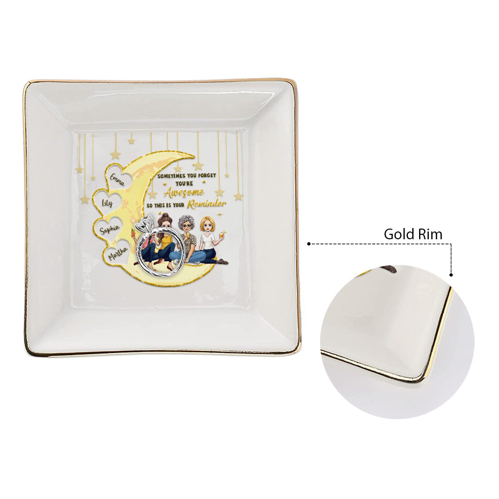 Sometimes You Forget - Personalized Mother's Day Mother Jewelry Dish