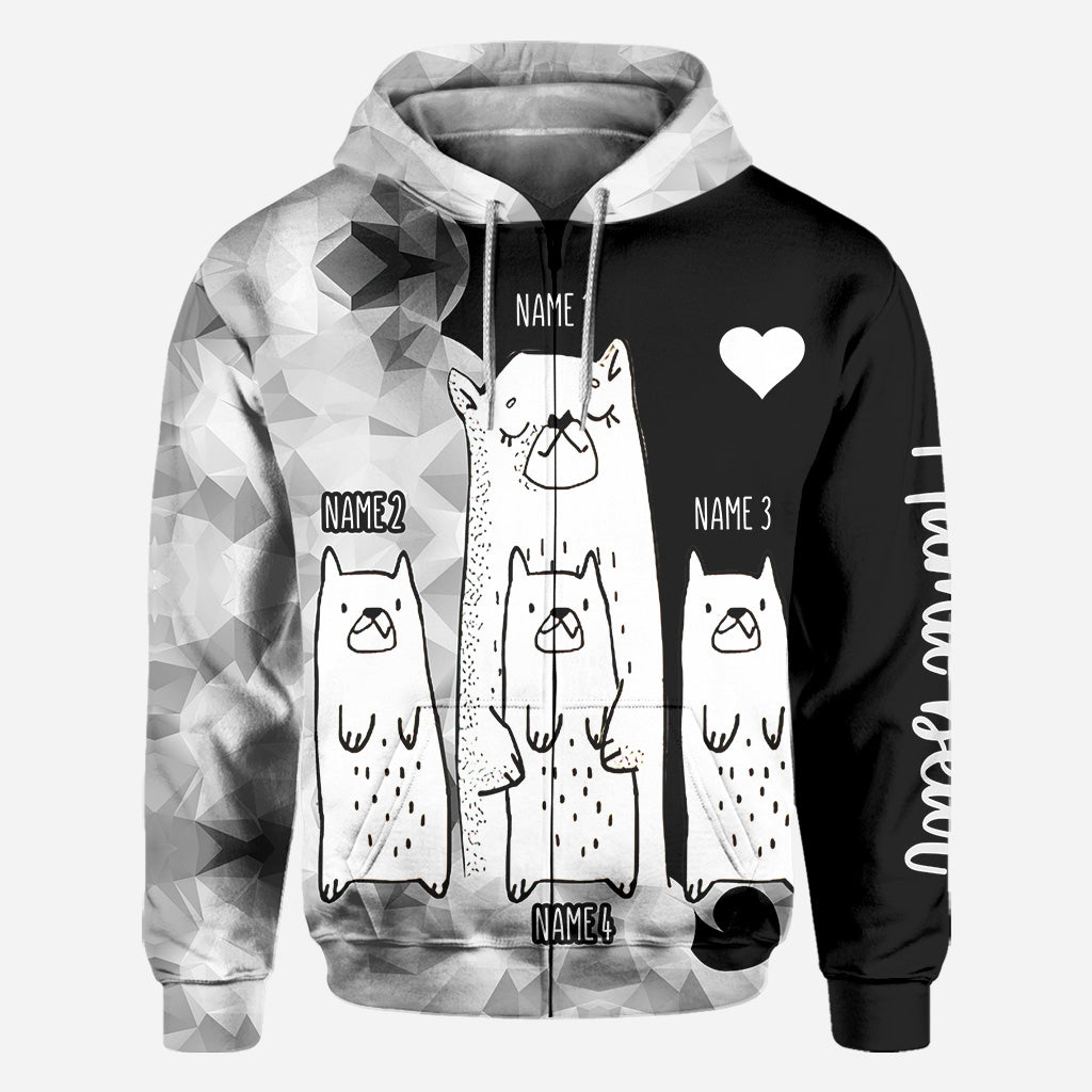 Mama Bear - Personalized Mother's Day Mother All Over T-shirt and Hoodie