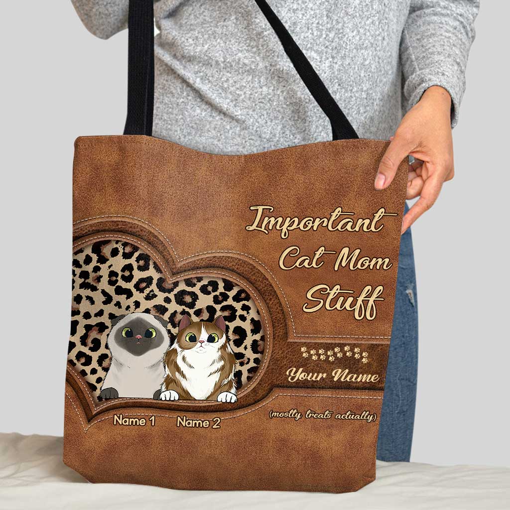 Accessoires indispensables pour maman chat - Sac fourre-tout personnalisé pour chat