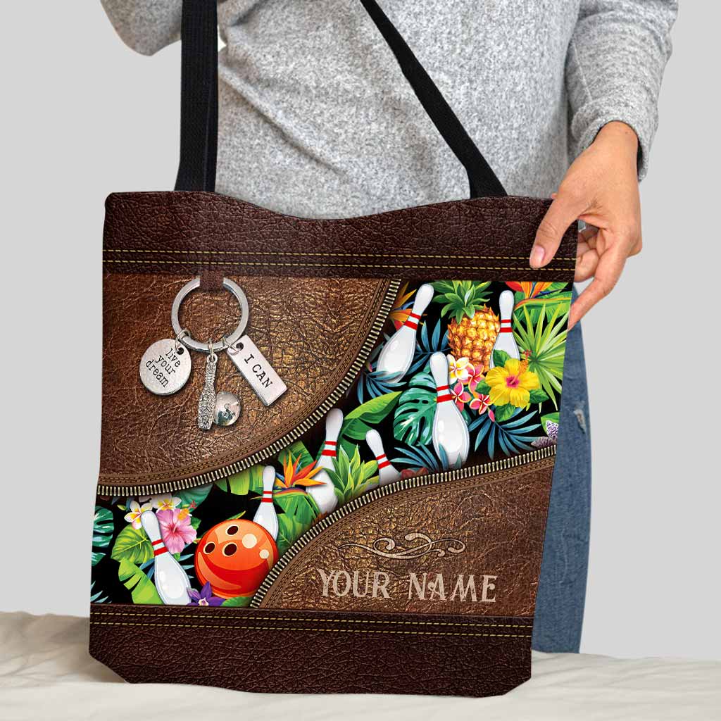 Sommerfeeling – Personalisierte Bowling-Tragetasche