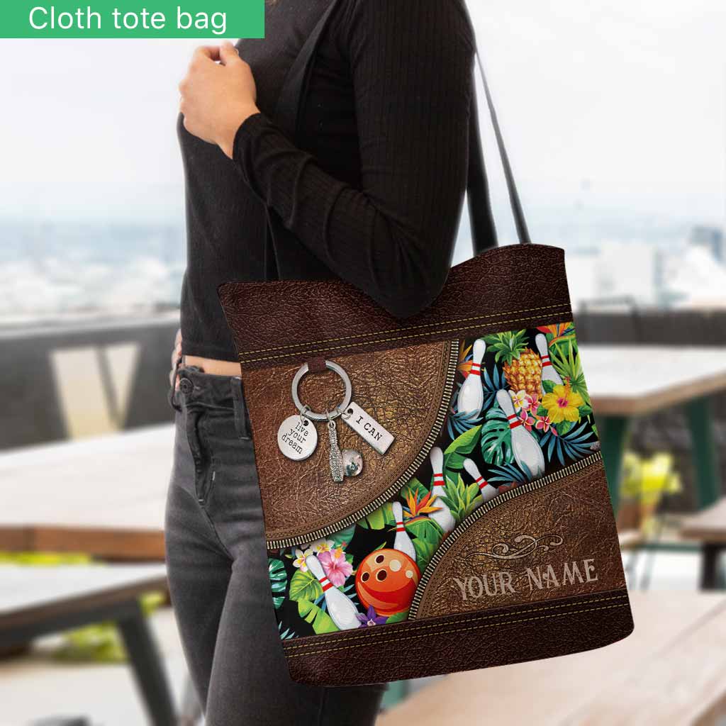 Sommerfeeling – Personalisierte Bowling-Tragetasche