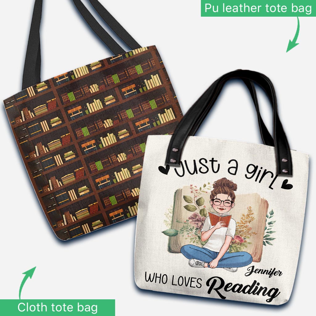 Einfach eine Leseratte – personalisierte Büchertasche