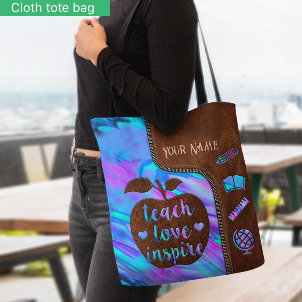 Sac fourre-tout personnalisé pour enseignant