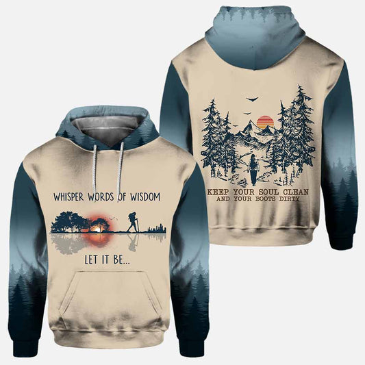 Paroles de sagesse murmurées - T-shirt et sweat à capuche Randonnée partout 112021
