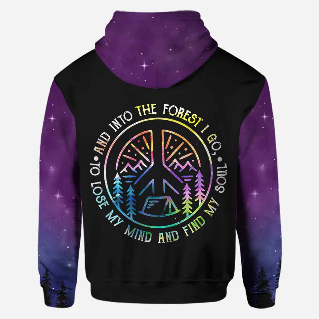 Et je m'enfonce dans la forêt - T-shirt et sweat à capuche Randonnée partout 112021