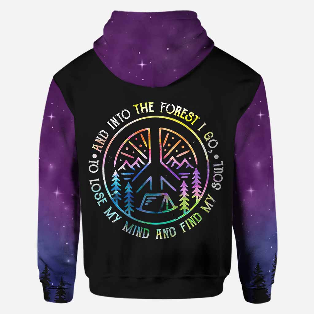 Et je m'enfonce dans la forêt - T-shirt et sweat à capuche Randonnée partout 112021