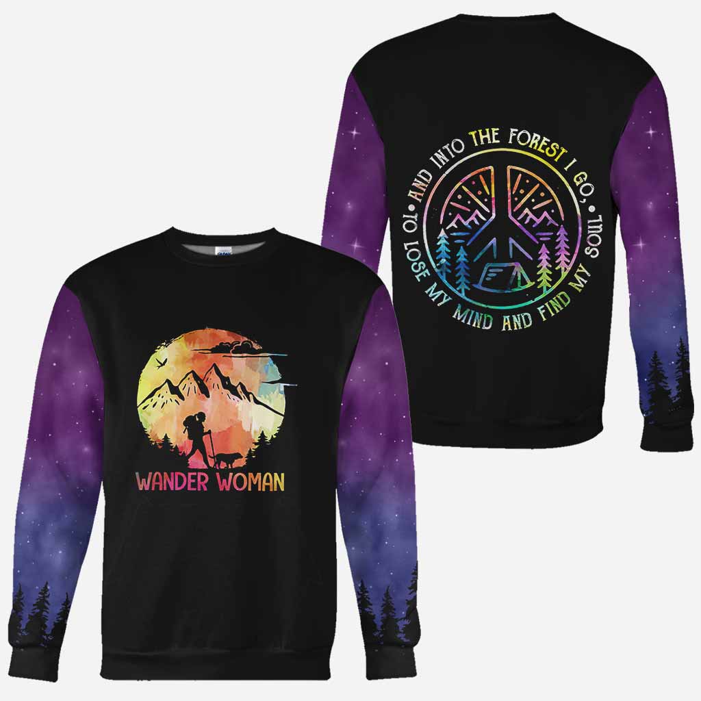 Et je m'enfonce dans la forêt - T-shirt et sweat à capuche Randonnée partout 112021