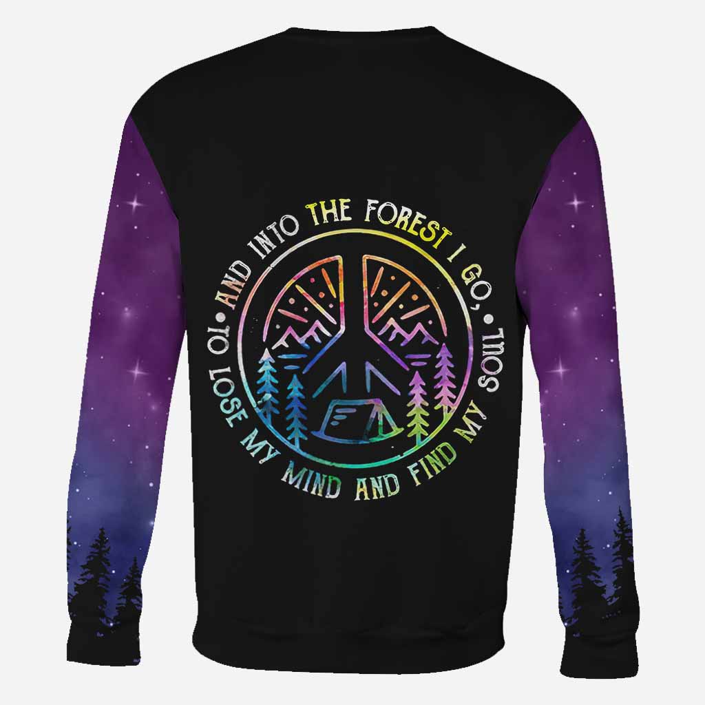 Et je m'enfonce dans la forêt - T-shirt et sweat à capuche Randonnée partout 112021