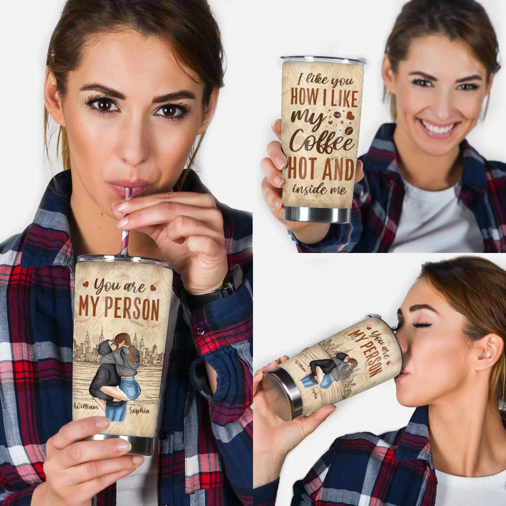 You Are My Person - Personalized Couple Tumbler
