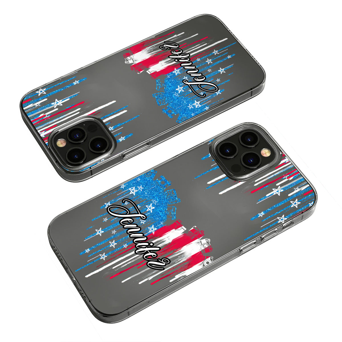Passion pour la photographie - Coque de téléphone transparente personnalisée avec photo