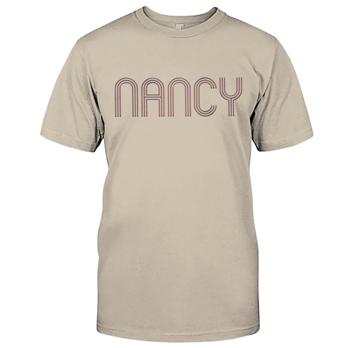 T-shirt brodé personnalisé avec nom - Bestie