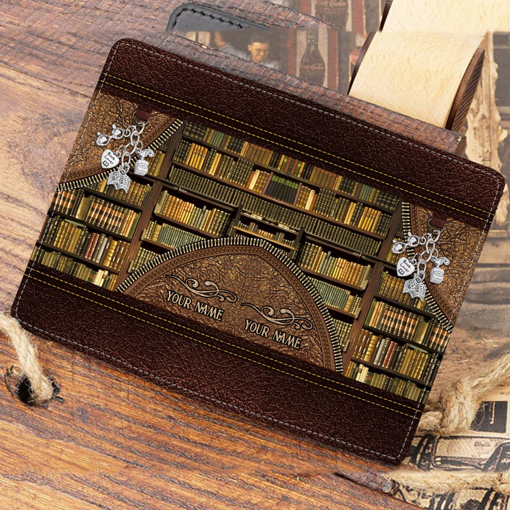 Bibliothèque - Porte-passeport personnalisé pour bibliothécaire