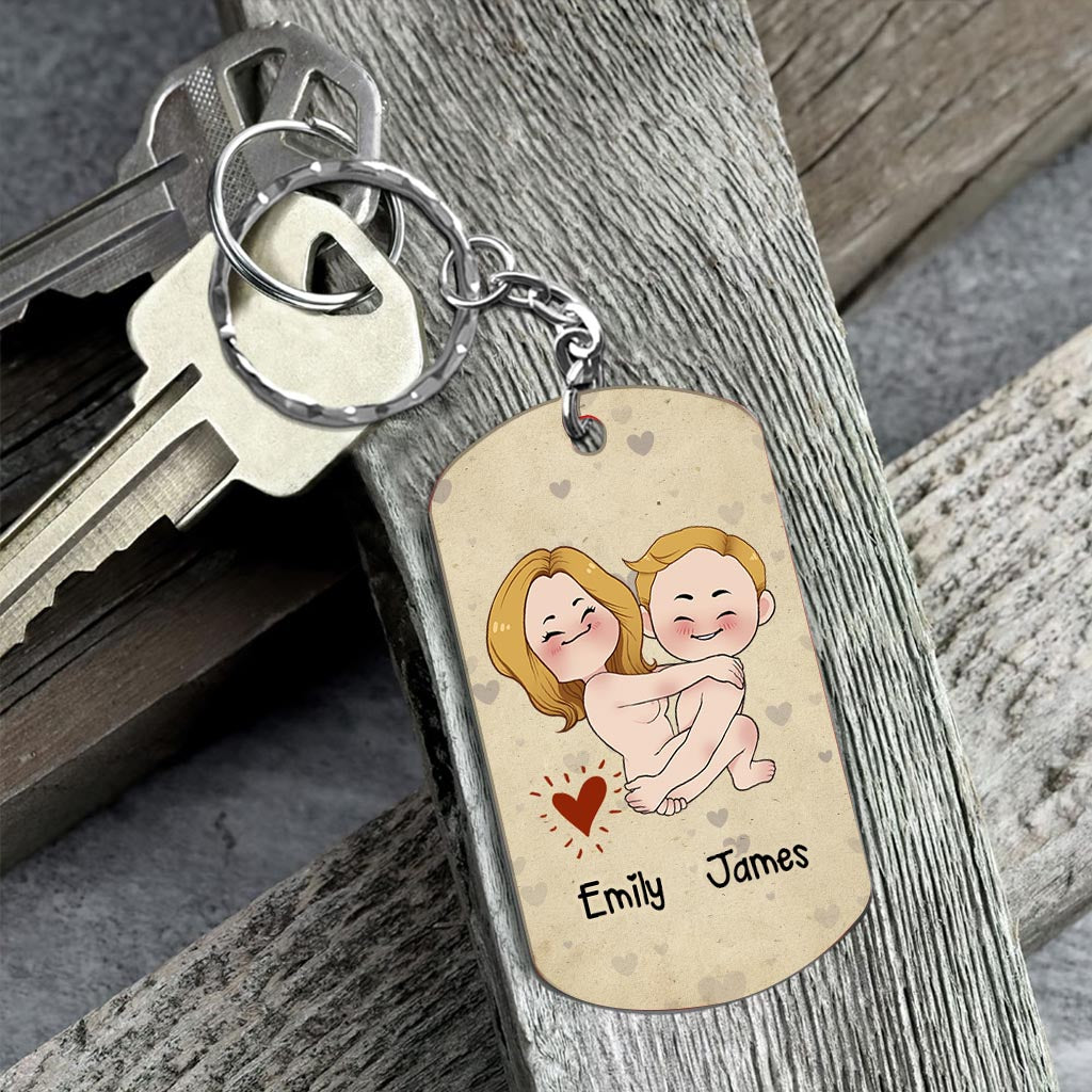 I Hope Your Day Is Nice As My Your Butt - Personalized Couple Stainless Steel Keychain
