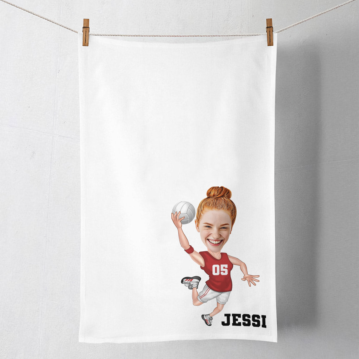 Serviette de sport - Serviette de volley-ball personnalisée