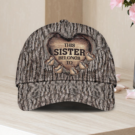 Dad's Heart - Gift for dad, grandma, grandpa, mom, uncle, aunt, brother, sister - Personalized Classic Cap