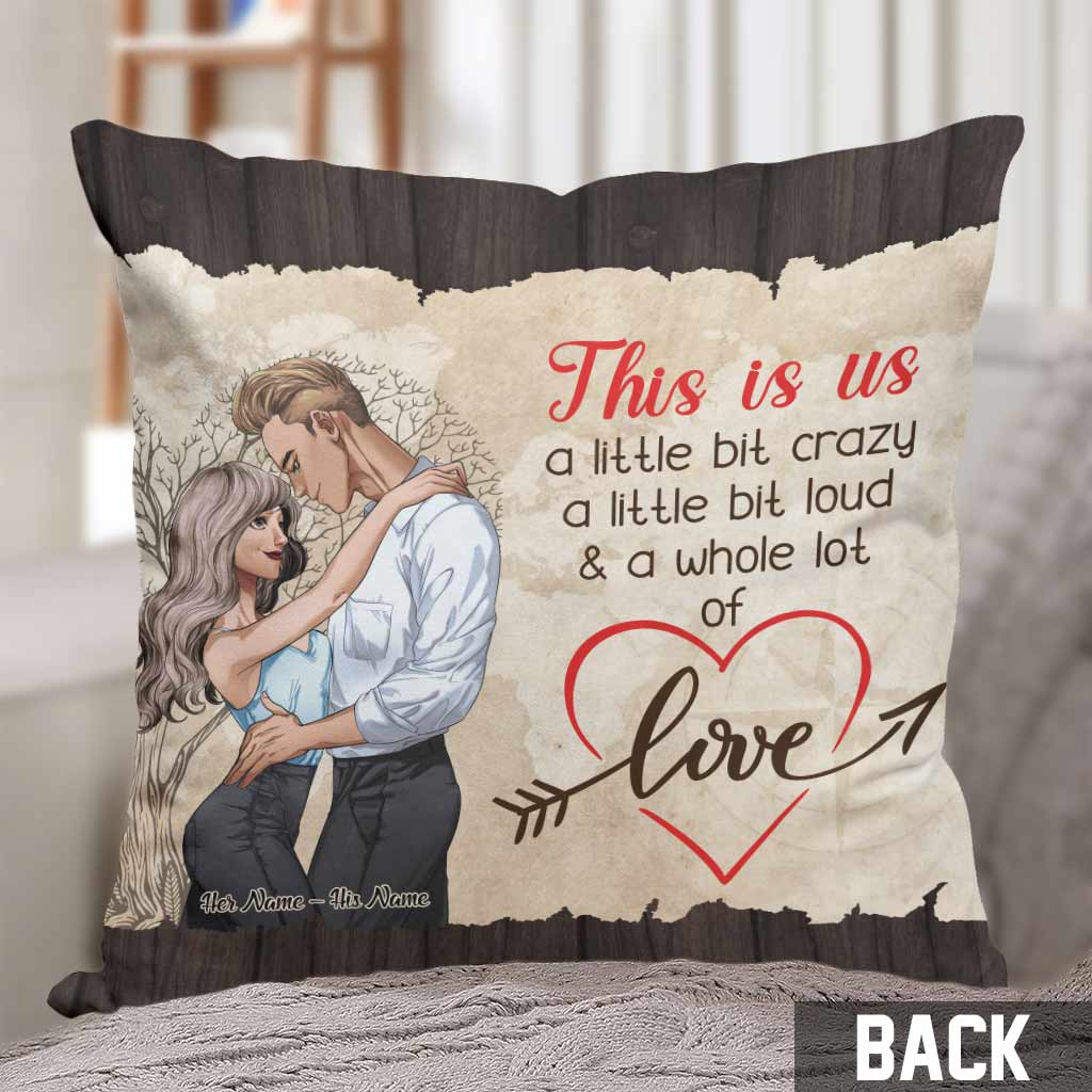 This Is Us - Personalized Couple Throw Pillow