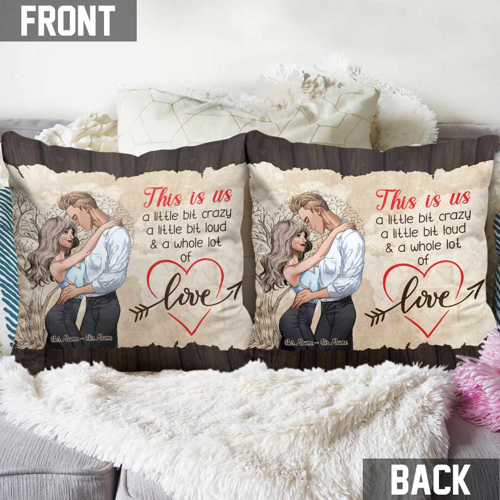 This Is Us - Personalized Couple Throw Pillow