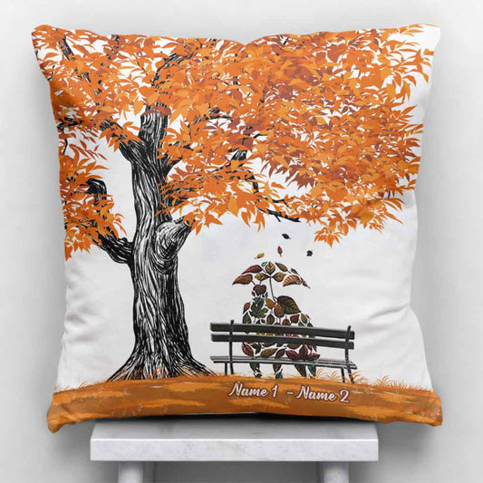 When We Get To The End - Personalized Couple Throw Pillow