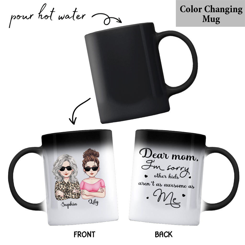 Dear Mom - Personalized Mother's day Mother Mug