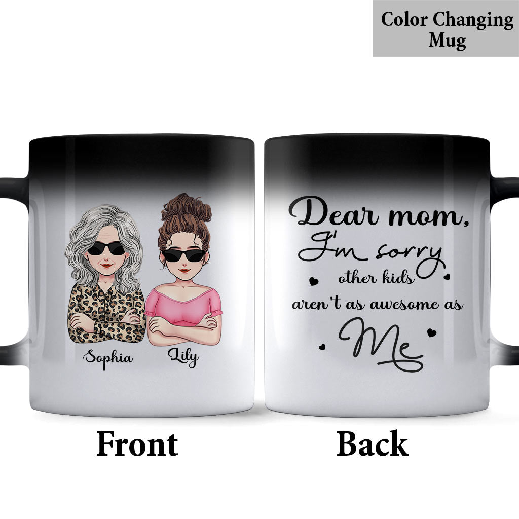Dear Mom - Personalized Mother's day Mother Mug
