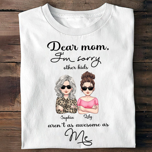 Dear Mom - Personalized Mother T-shirt And Hoodie