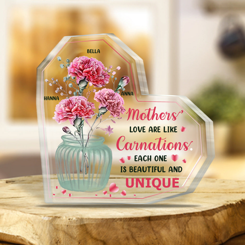 Mothers' Love - Personalized Mother's Day Mother Custom Shaped Acrylic Plaque