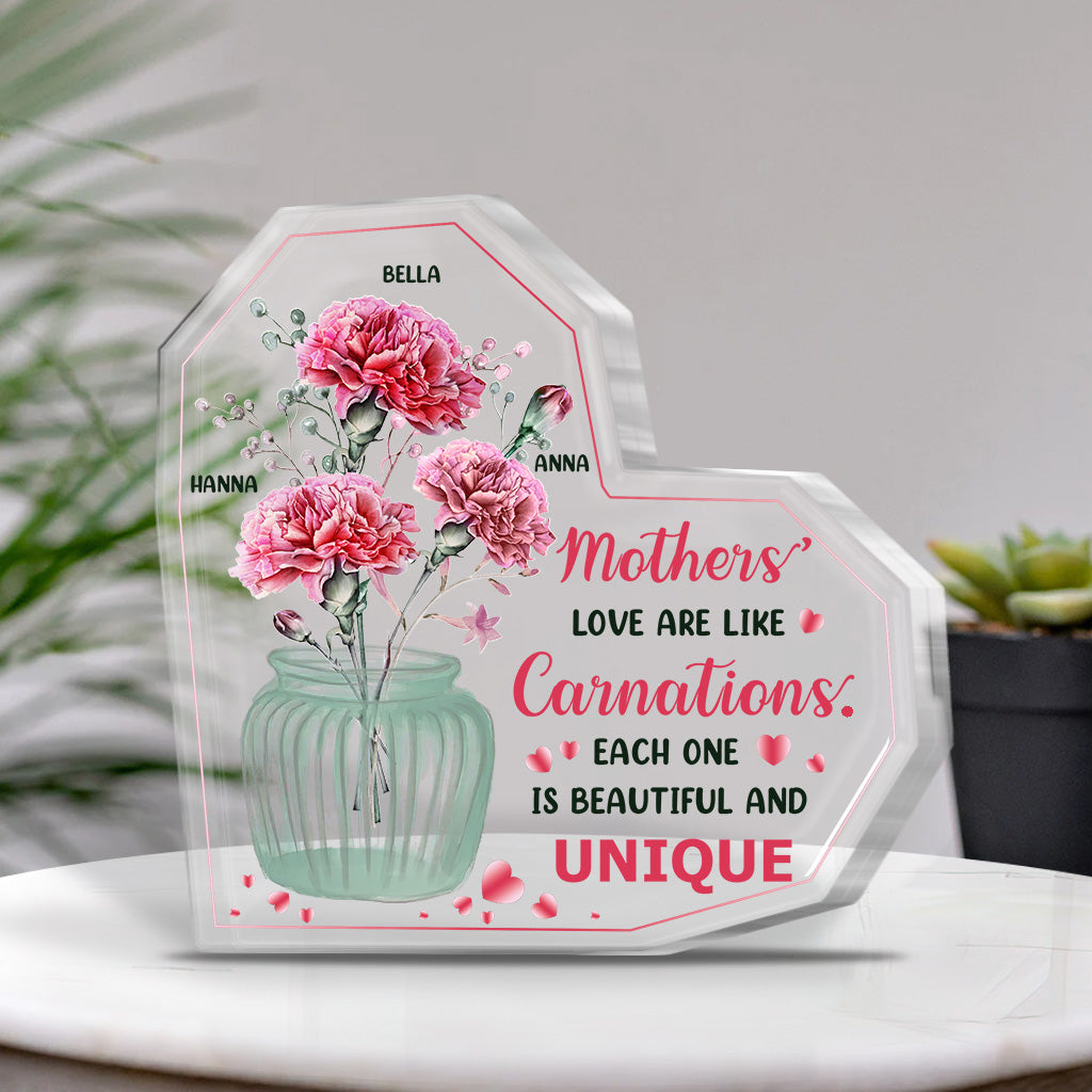 Mothers' Love - Personalized Mother's Day Mother Custom Shaped Acrylic Plaque