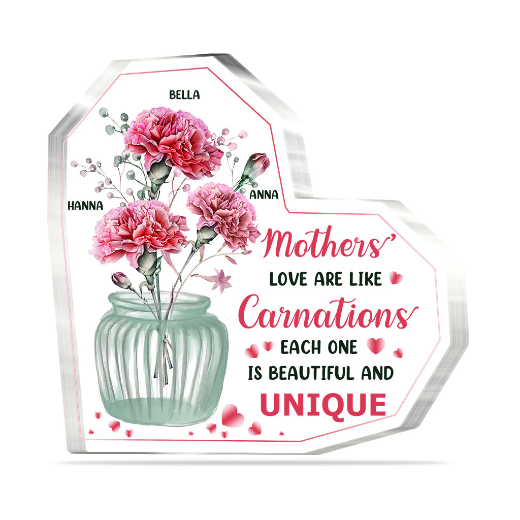 Mothers' Love - Personalized Mother's Day Mother Custom Shaped Acrylic Plaque