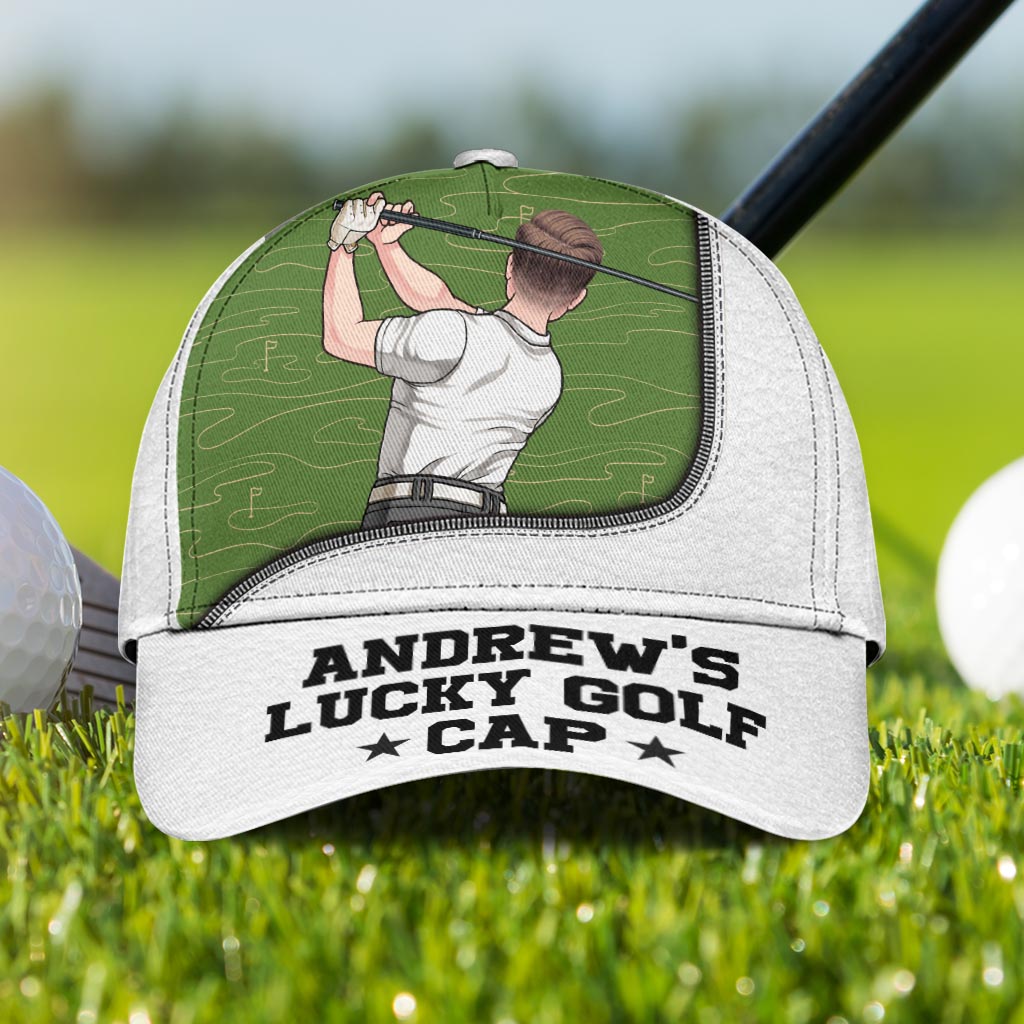 Lucky Golf Hat – Personalisierte klassische Golfkappe