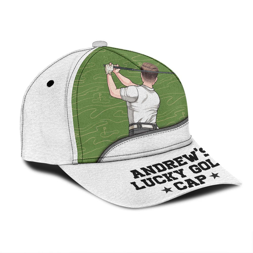 Lucky Golf Hat – Personalisierte klassische Golfkappe