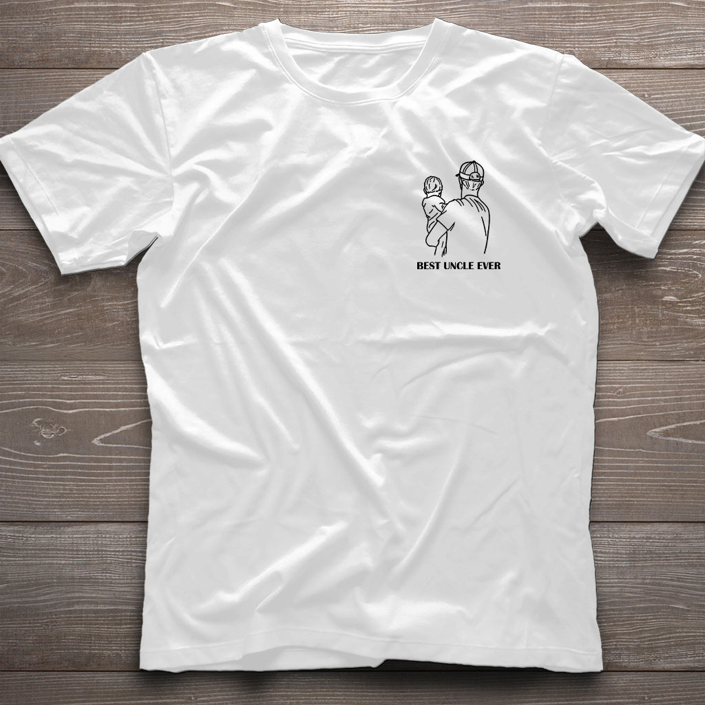 Meilleur oncle du monde - Cadeau pour tonton - T-shirt et sweat à capuche personnalisés