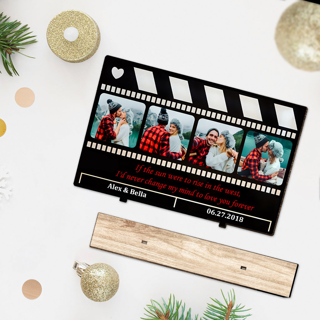 Creative Clapperboard - Personalized Couple 1 Layered Big Freestanding