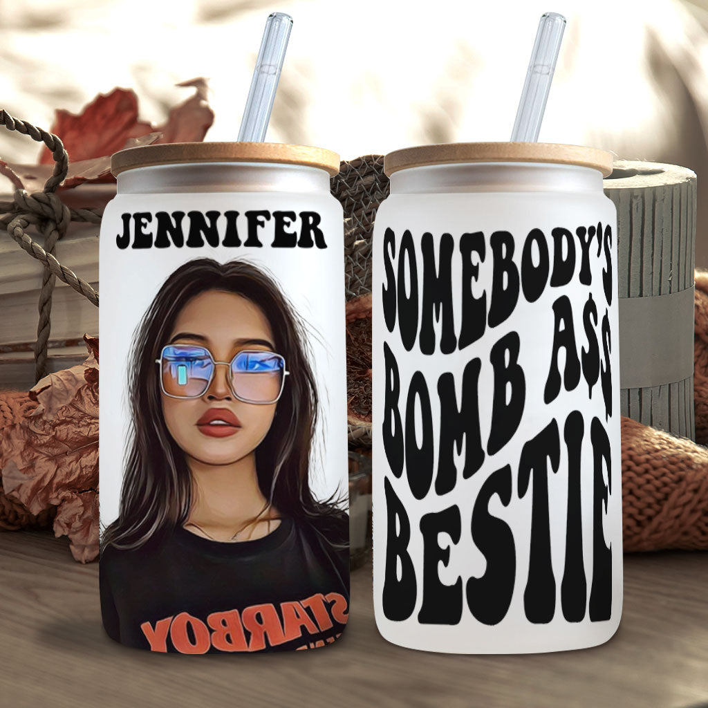 « La meilleure amie de quelqu'un » - Verre à canette personnalisé pour meilleure amie