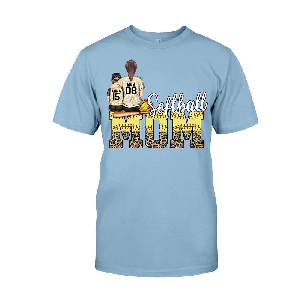 Softball Mom - Softball gift for mom - Personalized T-shirt And Hoodie