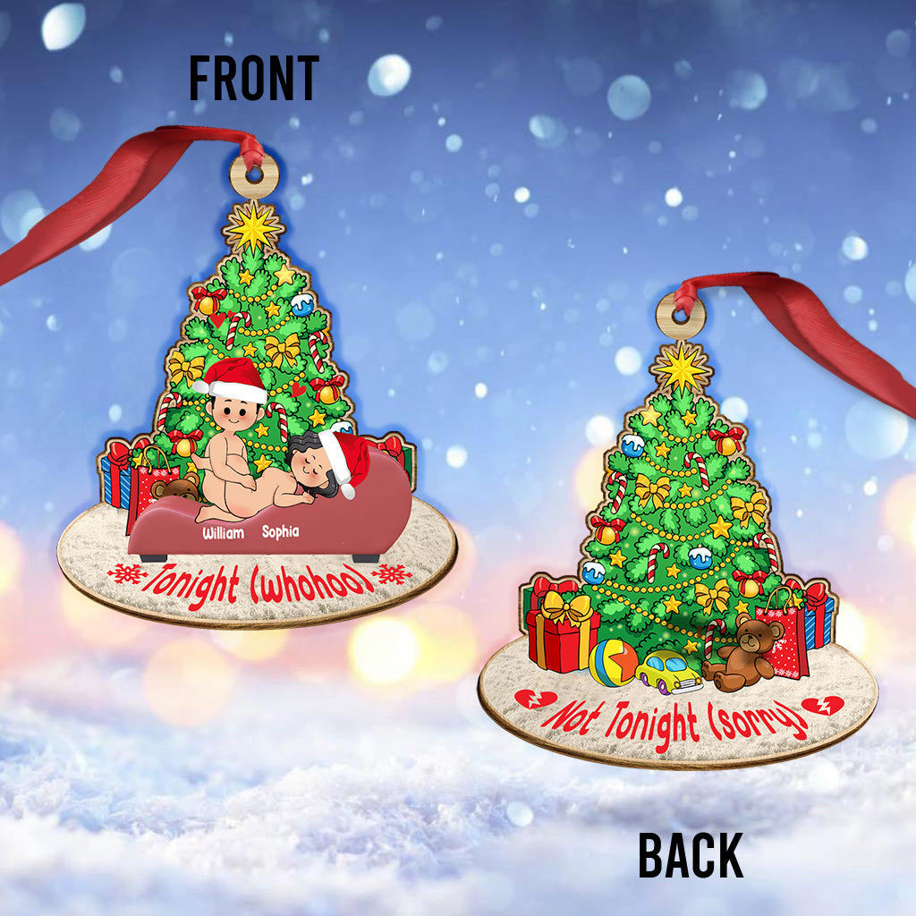 Tonight - Personalized Couple Ornament